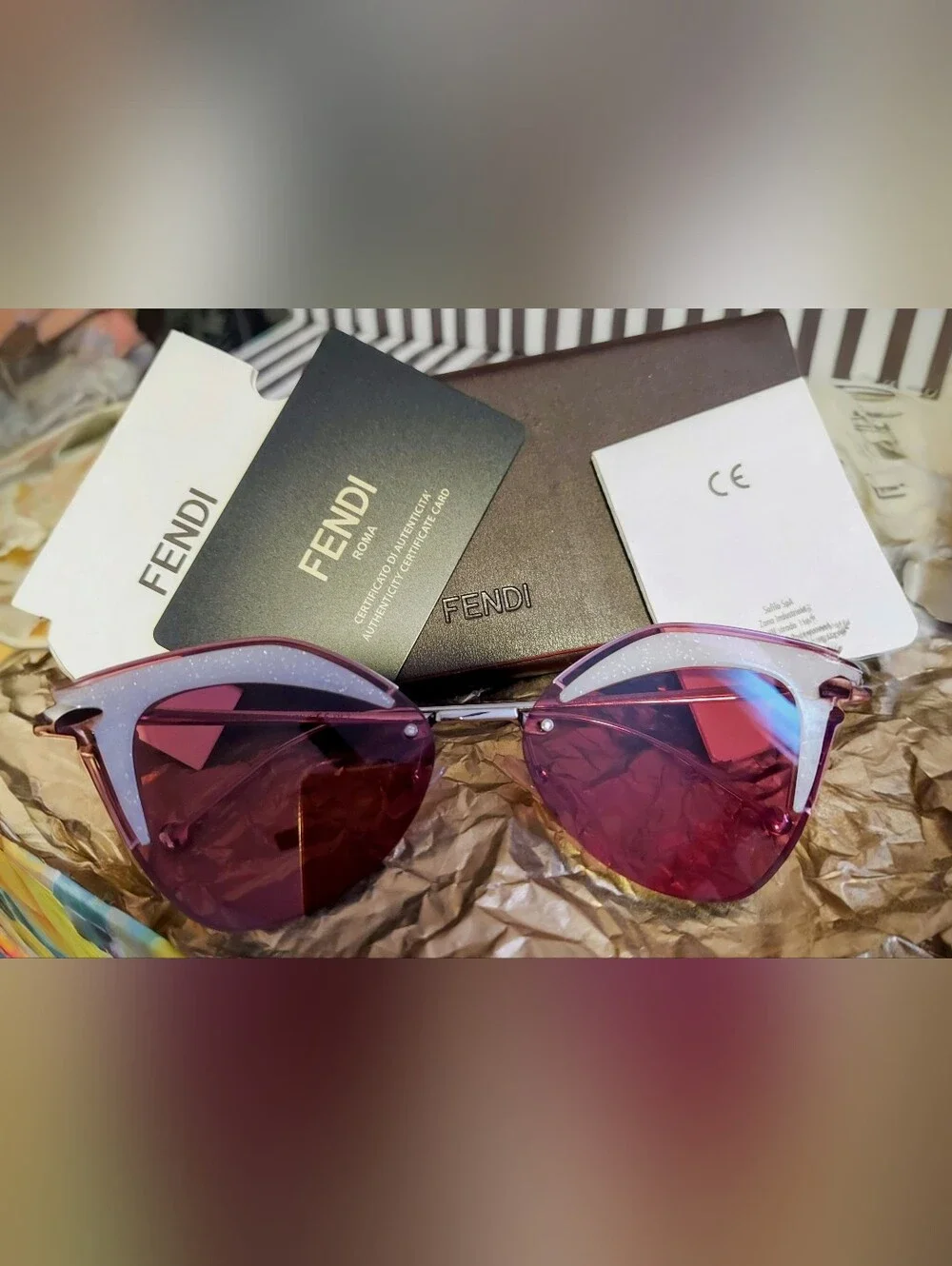 Fendi nwot certificate